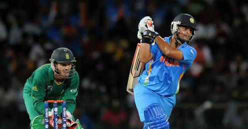 Suresh Raina India v South Africa World Twenty20 Super Eight RPS Colombo