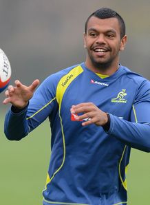 Kurtley Beale Australia training