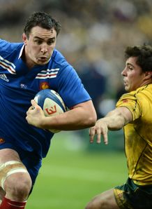 France number eight Louis Picamoles L runs past Australia s scrum half Nick Phipps France number eight Louis Picamoles L runs past Australia s scrum half Nick Phipps