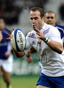 Frederic Michalak R runs to score a try France vs Samoa Frederic Michalak R runs to score a try France vs Samoa