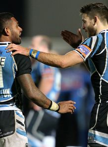 Glasgow Warriors Niko Matawalu and Tommy Seymour