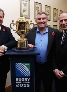 Ian Ritchie the RFU chief executive Jason Leonard and Steve Grainger Ian Ritchie the RFU chief executive Jason Leonard and Steve Grainger
