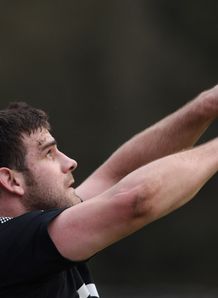 Rob Webber lineout practice