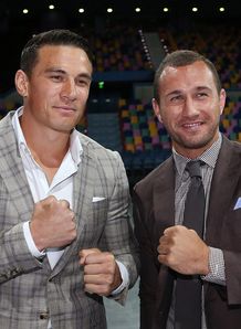 Sonny Bill Williams posing with Quade Cooper Sonny Bill Williams posing with Quade Cooper