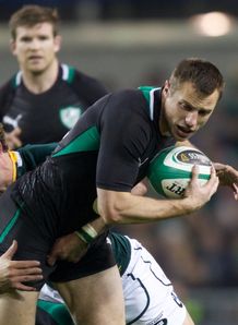 Tommy Bowe going forward for Ireland Tommy Bowe going forward for Ireland