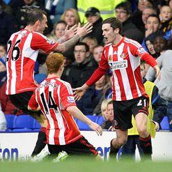 Adam Johnson: Netted first Sunderland goal at Everton last weekend