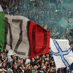 Lazio fans: In hot water