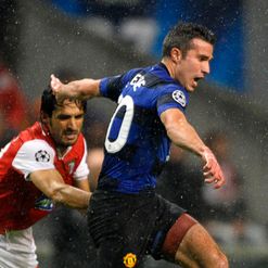 Van Persie: Bagged United's first goal