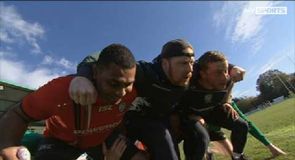 Sheamus trains with London Irish