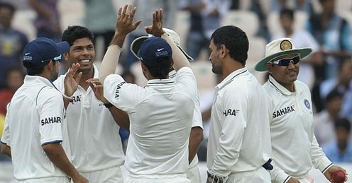 Umesh Yadav 2L India v New Zealand 2012