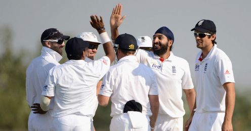 Monty Panesar England v Mumbai A 2012