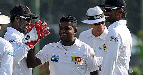 Rangana Herath Sri Lanka v New Zealand 1st Test day 1 Galle