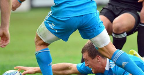 Alberto Sgarbi try Italy v New Zealand Alberto Sgarbi try Italy v New Zealand