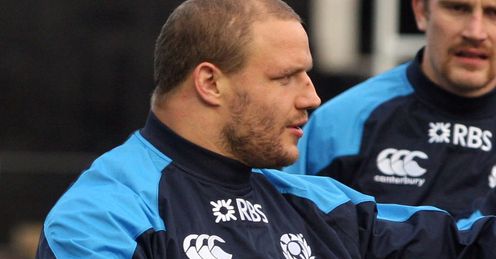 Euan Murray - Scotland training Euan Murray - Scotland training