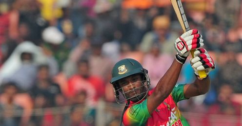 Naeem Islam Bangladesh v West Indies first ODI