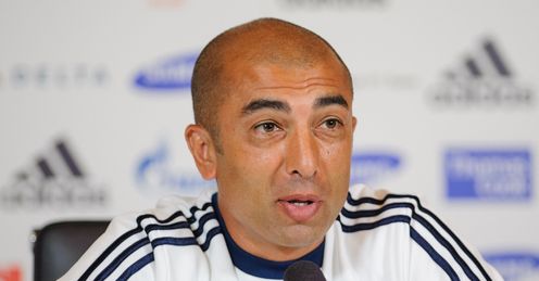 Di Matteo: the Italian's Chelsea team face a tricky tie with Shakhtar