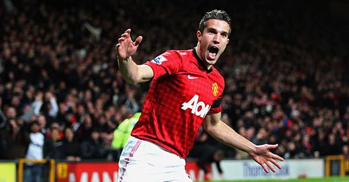 Van Persie: involved in two historic games last week