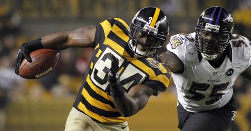 The Steelers and Ravens do battle
