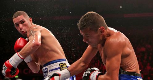 Tony Bellew (L): Looking great ahead of March 30 return