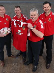 British and Irish Lions Graham Rowntree Rob Howley Andy Farrell Warren Gatland British and Irish Lions Graham Rowntree Rob Howley Andy Farrell Warren Gatland