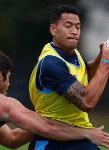 Israel Folau first Waratahs training session 2012 Israel Folau first Waratahs training session 2012