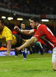 Kurtley Beale Try Wales Kurtley Beale Try Wales