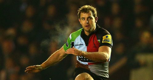 Nick Evans Harlequins v Worcester Warriors Aviva Premiership Twickenham Stoop Nick Evans Harlequins v Worcester Warriors Aviva Premiership Twickenham Stoop