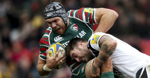 Matt Banahan Bath Graham Kitchener Leicester Tigers Matt Banahan Bath Graham Kitchener Leicester Tigers