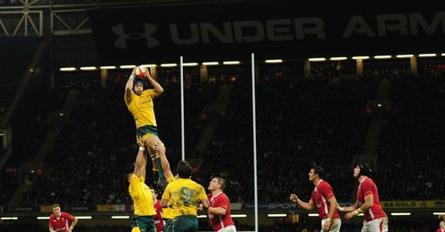 Nathan Sharpe Australia v Wales Millennium Stadium Cardiff Nathan Sharpe Australia v Wales Millennium Stadium Cardiff