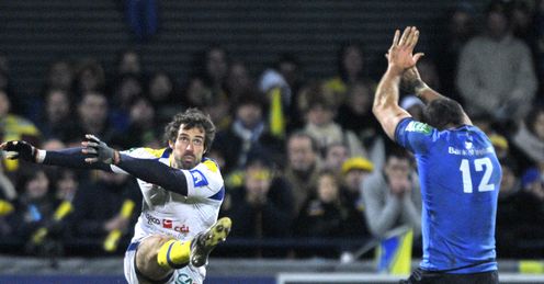 Brock James Clermont Auvergne v Leinster Heineken Cup Pool 5 Stade Marcel Michelin Brock James Clermont Auvergne v Leinster Heineken Cup Pool 5 Stade Marcel Michelin