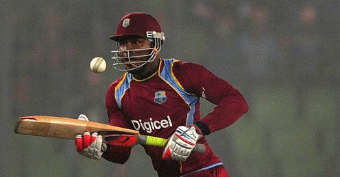 Marlon Samuels West Indies v Bangladesh T20 international Dhaka