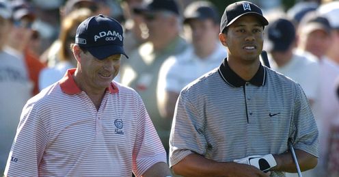 Tom Watson and Tiger Woods: Ready to work together