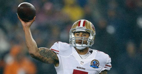 Kaepernick: the 49er was instrumental in his side's win over the Packers