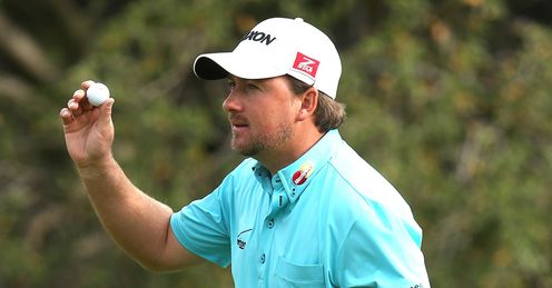 McDowell: Three shots ahead