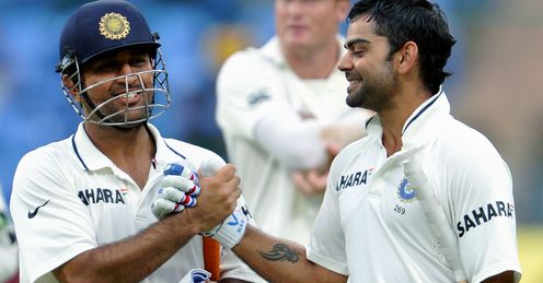  Virat Kohli MS Dhoni - India