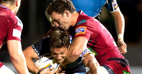 George North Chris Cusiter - Scarlets v Glasgow RaboDirect George North Chris Cusiter - Scarlets v Glasgow RaboDirect