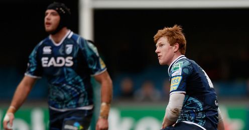 Rhys Patchell kicking Cardiff Blues Heineken Cup Rhys Patchell kicking Cardiff Blues Heineken Cup