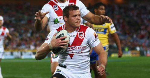 Brett Morris - St George Illawarra Dragons - 2/9/12 Brett Morris - St George Illawarra Dragons - 2/9/12
