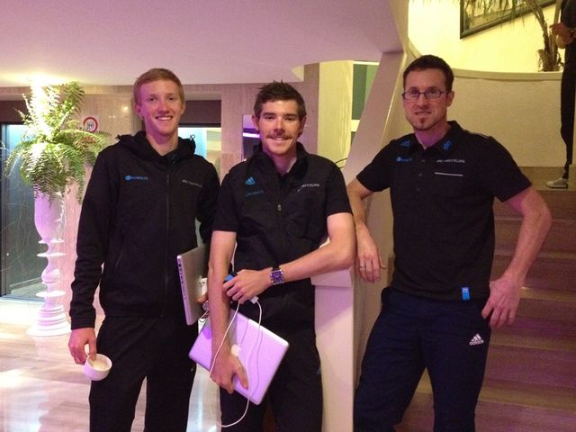 Ian, Luke and Archy after the chat