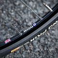 Every Team Sky rider gets customised wheels for 2013 - no prizes for guessing who these belong to