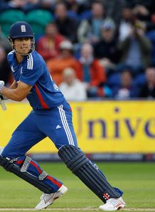 England captain Alastair Cook following the nine-run win over India