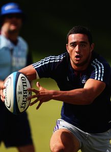 Bryn Hall at Blues training