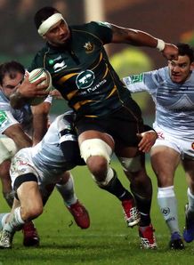Northampton Saints action Northampton Saints action