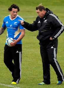 Zac Guildford talking with Steve Hansen Zac Guildford talking with Steve Hansen