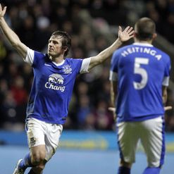 Baines (L): Superb free-kick from 35 yards