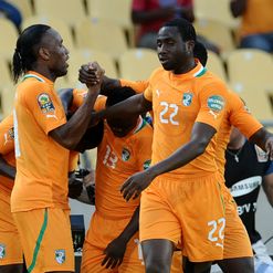 Toure: Mobbed after opening goal