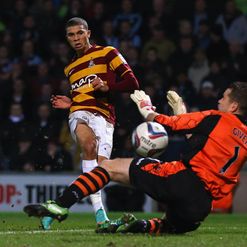 Wells: Opens the scoring for Bradford