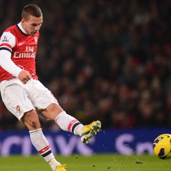 Podolski: Nets the winner