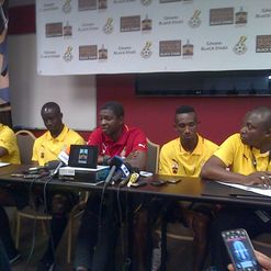 Ghana official team presser