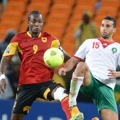 Manucho: In action v Morocco